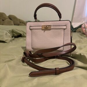 COACH Mini Lane Top Handle Colorblock